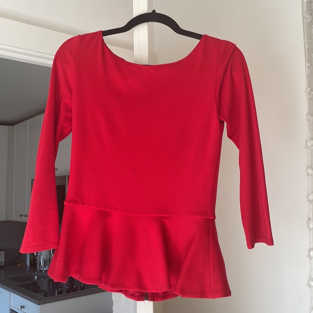 Alice and Olivia peplum top